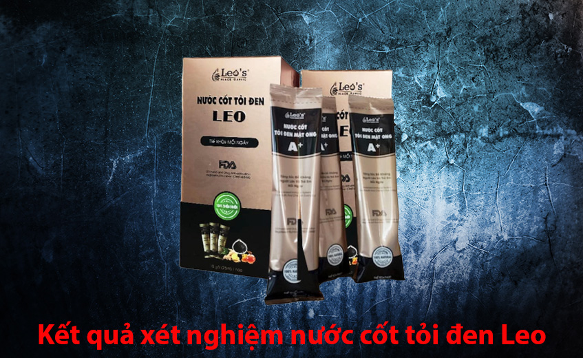 Kết quả xét nghiệm nước cốt tỏi đen mật ong