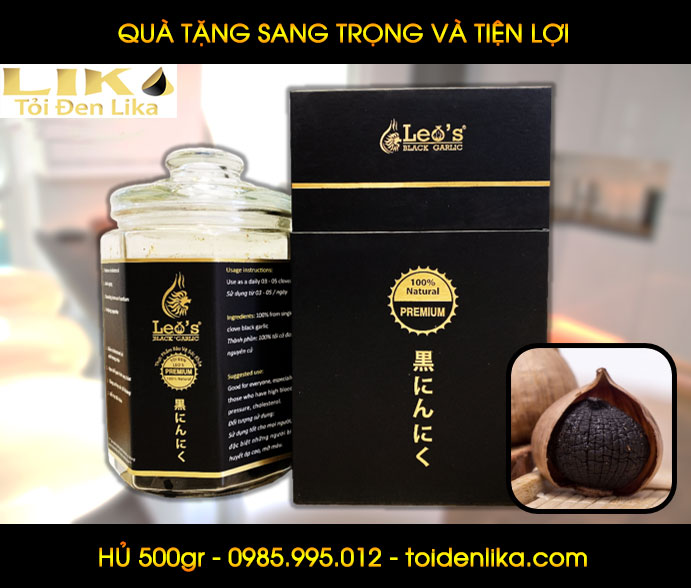 Tỏi Đen Lột Vỏ Hũ thuỷ tinh 500g 3 Tỏi đen lột vỏ sẳn hủ 500gr