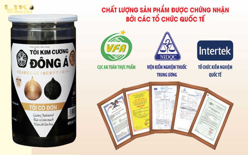 Thực Hư Tỏi đen Đông Á Có Tốt Như Lời Đồn Hay Chỉ Là Lừa Đảo? 4 Tỏi đen Đông Á được kiểm định kỹ càng về chất lượng