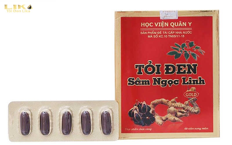 Tỏi Đen Học viện Quân Y Có Tốt Không Và Gồm Những Loại Nào? 5 Viên uống tỏi đen Học viện Quân Y kết hợp sâm Ngọc Linh