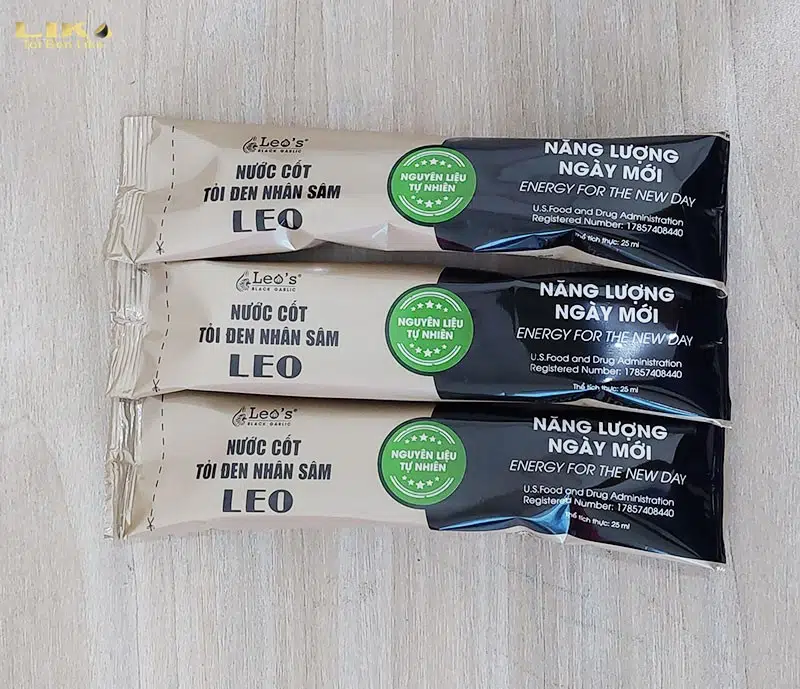 Nước Tỏi Đen Hàn Quốc Tốt Không? Ở TPHCM Nên Mua Sản Phẩm Ở Đâu? 6 Nước cốt tỏi đen nhân sâm Leo năng lượng ngày mới