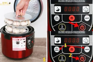 Cách làm tỏi đen bằng nồi đa năng