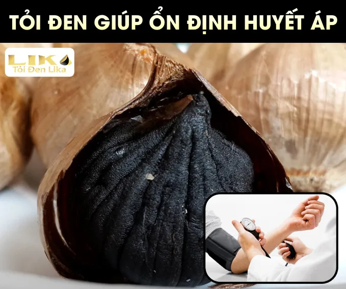 Sử dụng tỏi đen thường xuyên giúp ổn định huyết áp