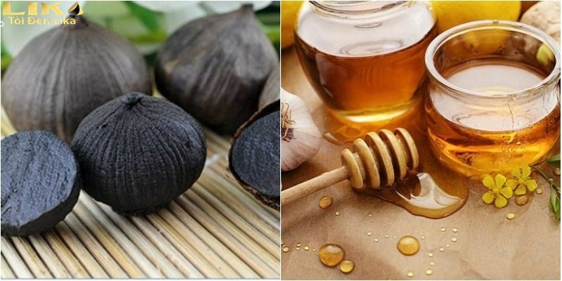 Tỏi đen trẻ em có ăn được không? 5 Tỏi đen ngâm mật ong tạo nên hương vị hấp dẫn